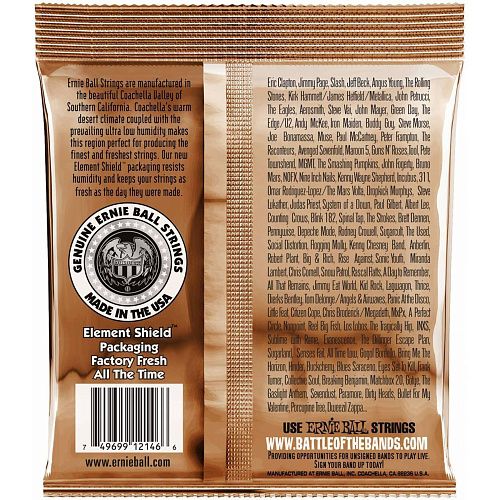Ernie Ball 2146 (12-54) Комплект струн для акустической гитары.
