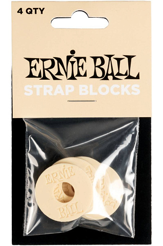 Ernie Ball 5624 Резиновые фиксаторы ремня (стреплоки) 4 шт.