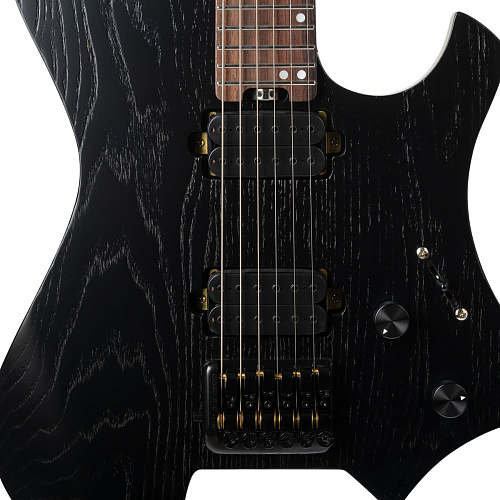 EART GW2 Stealth Black Электрогитара безголовая (headless).