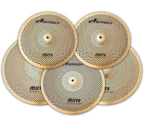 Arborea GD14161820SET Mute Gold Комплект тарелок с уменьшенной громкостью звучания.