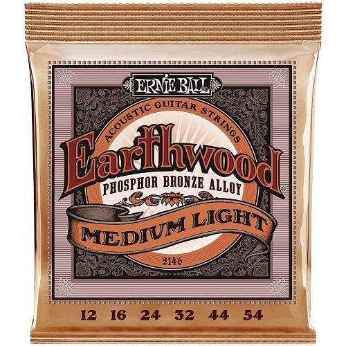 Ernie Ball 2146 (12-54) Комплект струн для акустической гитары.