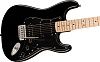 Fender Squier Sonic Stratocaster HSS MN Black Электрогитара.-2