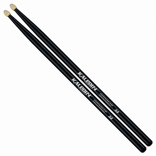 Kaledin Drumsticks 7KLHBBK5A Black 5A Барабанные палочки.