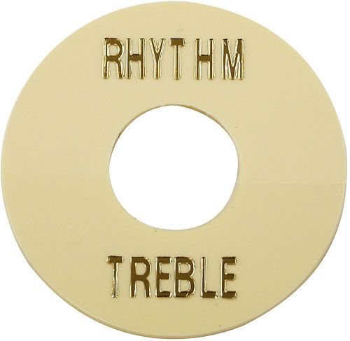 Hosco LP-SW-I Накладка под переключатель Treble/Rhythm, кремовая.