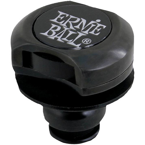 Ernie Ball 4601 Замок-фиксатор для гитарного ремня, StrapLok®, черный.