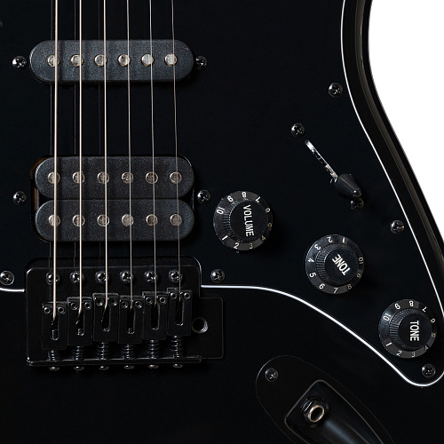 Rockdale Stars Black Limited Edition HSS BK Электрогитара