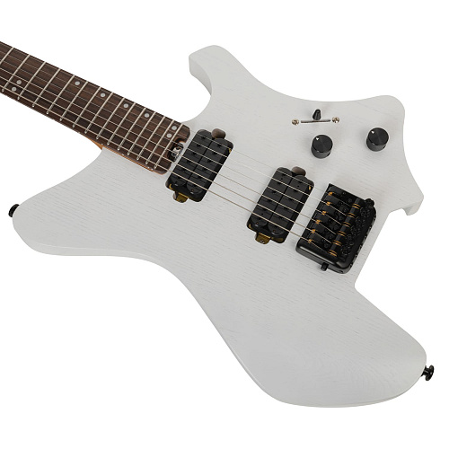 EART GW2 Stealth Arctic White Электрогитара безголовая (headless).
